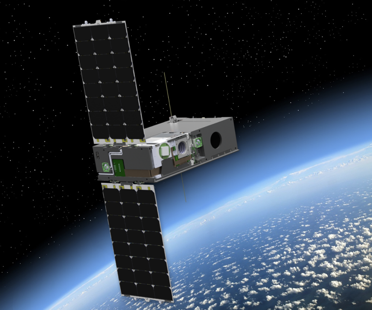 DeMi CubeSat rendering, courtesy Blue Canyon Technologies